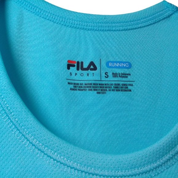 Bundle "3 x $20" Fila Sport Women's Turquoise Athletic Running Summer Tank Top - Picture 3 of 4